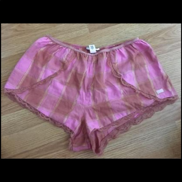Victoria's Secret Plaid Sleep Lounge Shorts Size M - Picture 1 of 4